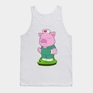 Pig Nurse Notepad Tank Top